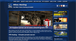 Desktop Screenshot of nikos-hosting.com